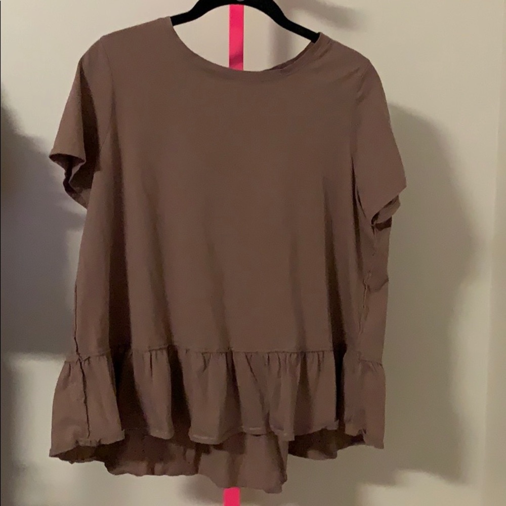Ruffle crop top
